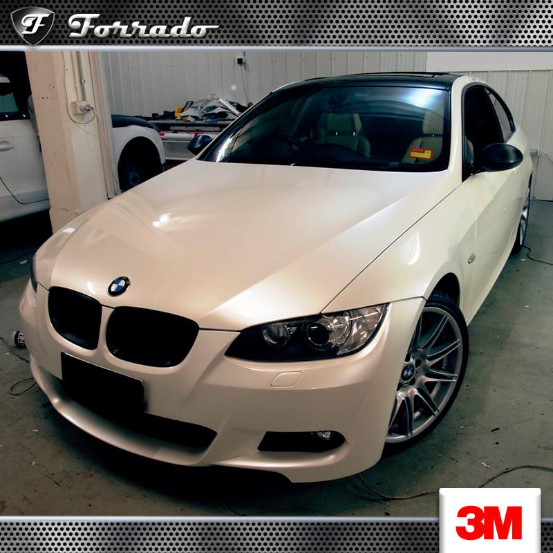 ... Blanco Perla â€º Forrado profesional carro completo en BLANCO PERLA